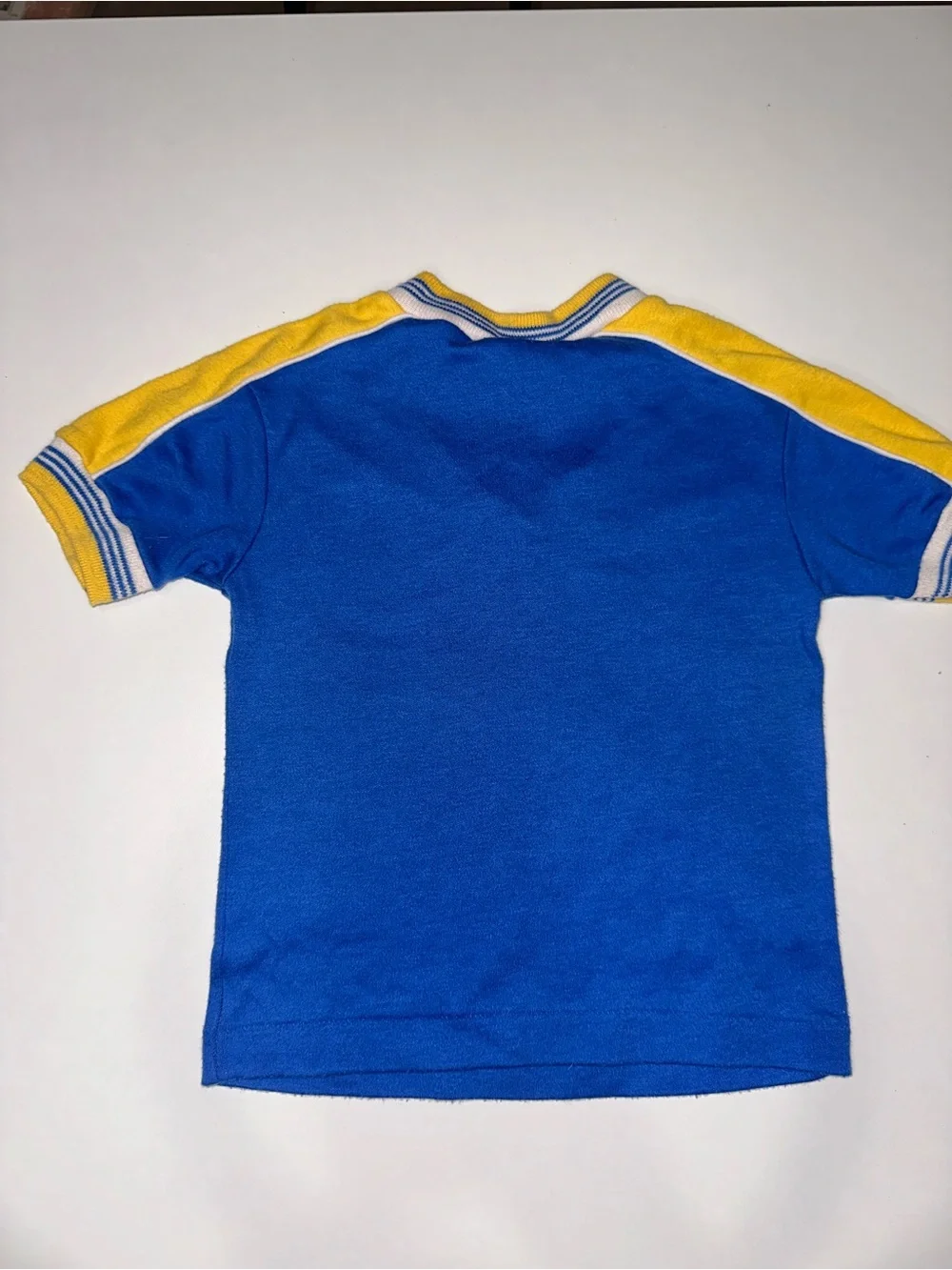 Vintage Players Club Blue with Yellow Trim Matching Set. Top and Shorts. Size 4